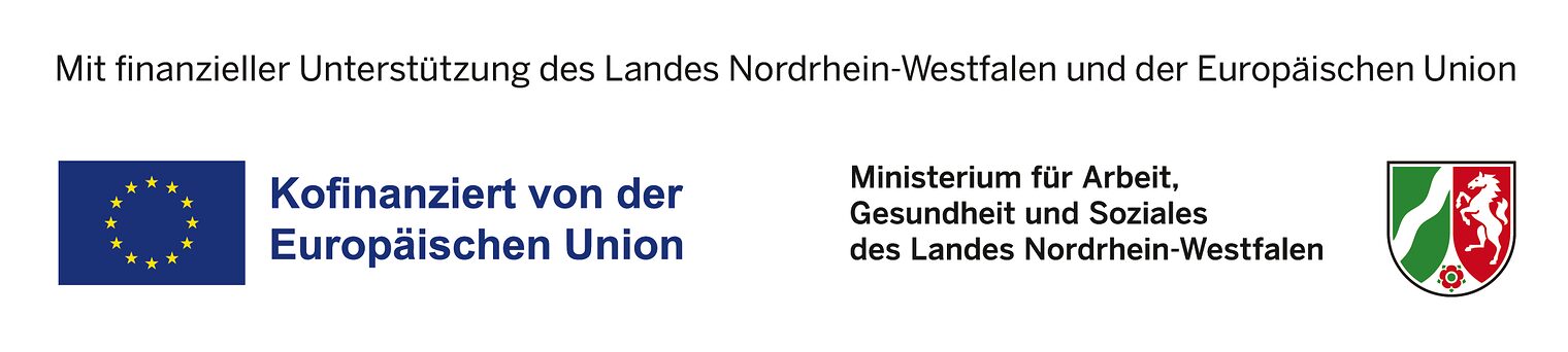 Förderlogo EU, Land NRW Stand 10.01.2023