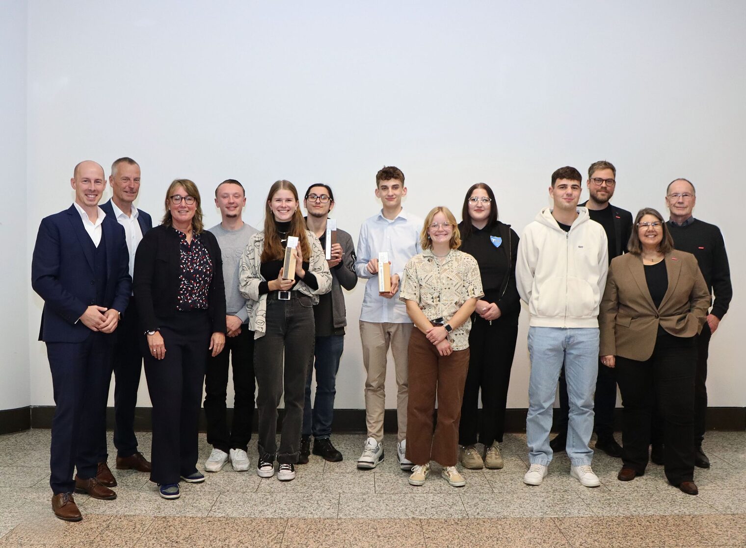 Gruppenfoto der Gewinnerinnen