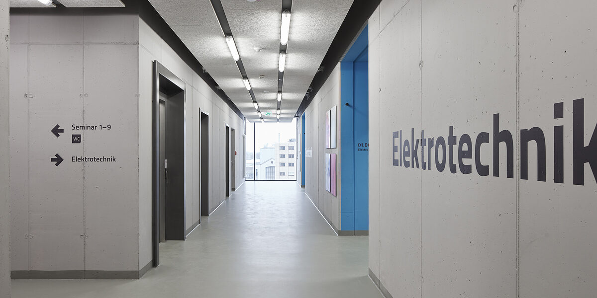 Elektro R&auml;ume auf Ebene 1 der Handwerkskammer Bielefeld.