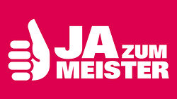 Ein Logo der Handwerkskammer zum Thema Meister.